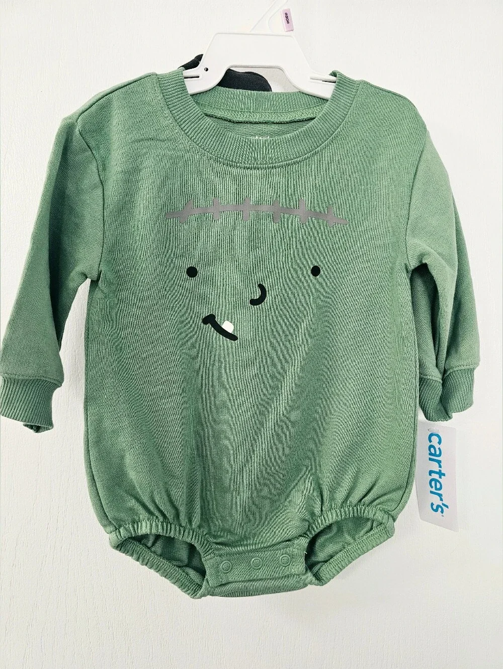 Carter’s My First Halloween Frankenstein Romper + Hat Set 9M NWT